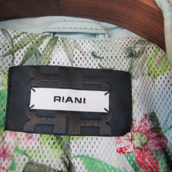 Mint Green Leather Coat Jacket--Beautiful Lining--Purchased in UK for $625USD--8 - Picture 4 of 6